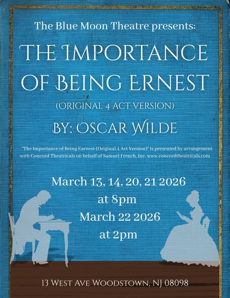 Audition Announcement: “The Importance of Being Ernest”