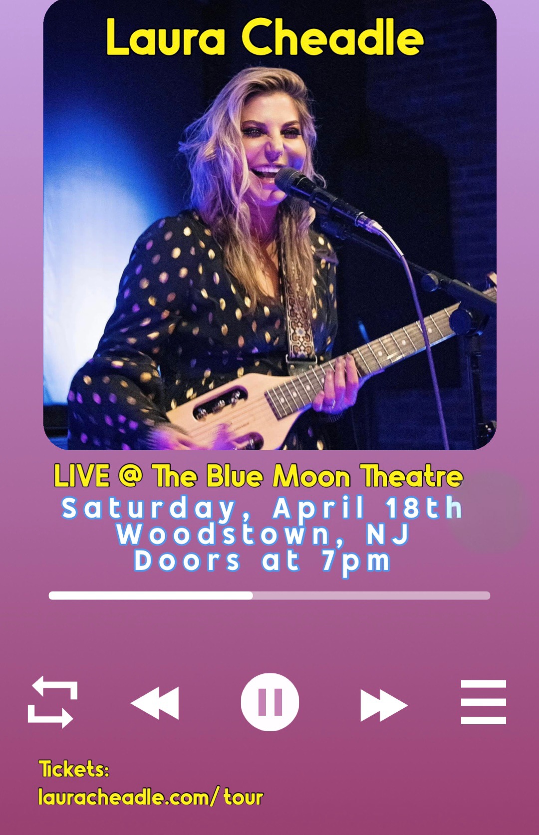 Live Show: Laura Cheadle